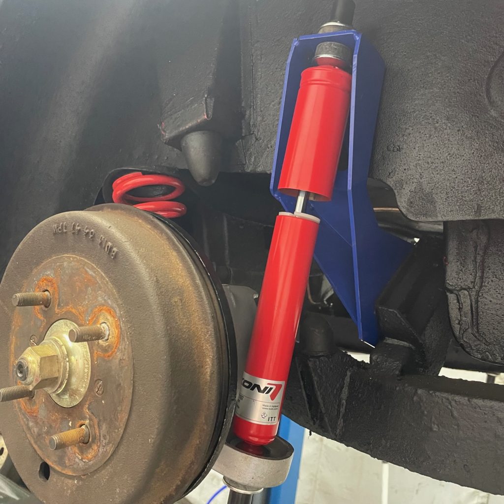 Telescopic Rear Damper Conversion TR4A - 6.
