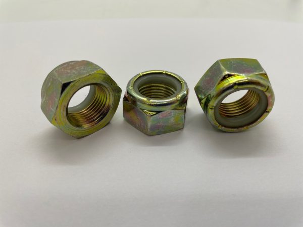 Nyloc 1/2 Nut - 5/8" UNF. Various Applications. - Image 2
