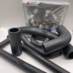 Silicone Coolant Hose and Clip Set TR5 PI & TR6 PI.